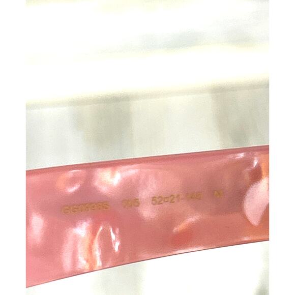 Gucci Women’s GG0998S 005 Black Pink Square Oversized Designer Sunglasses NWT - Picture 8 of 10